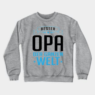 Bester opa der welt (1) Crewneck Sweatshirt